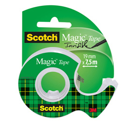 Nastro adesivo Scotch® Magic™ 810 19mmx7,5mt con chiocciola