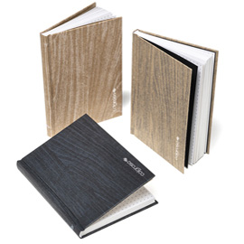 Quaderno editoriale Colorosa Wood dim. 12x17cm rig punti. col. ass. Ri.Plast