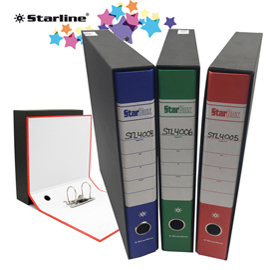 Registratore STARBOX f.to protocollo dorso 5cm assortiti STARLINE