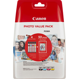 CANON INK CLI-581 MULTIPACK BK/C/M/Y PHOTO