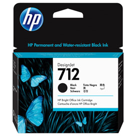Cartuccia di inchiostro nero HP DesignJet HP 712 da 80 ml