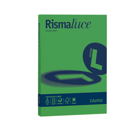 Carta RISMALUCE 200gr A4 125fg verde 60 FAVINI