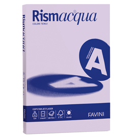 Carta RISMACQUA 200gr A4 125fg lilla 06 FAVINI