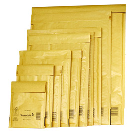 10 Buste imbottite GOLD CD 18X16cm UTILE avana MAIL LITE® SEALED AIR®