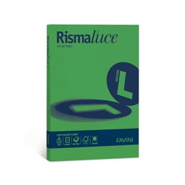 Carta RISMALUCE SMALL A4 200gr 50fg verde 60 FAVINI