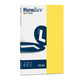 Carta RISMALUCE SMALL A4 200gr 50fg mix 5 colori FAVINI