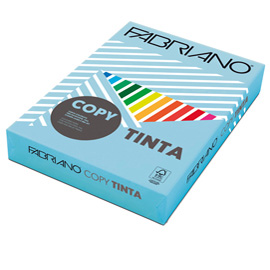 CARTA COPY TINTA A4 80GR 500FG COL.FORTI CIELO