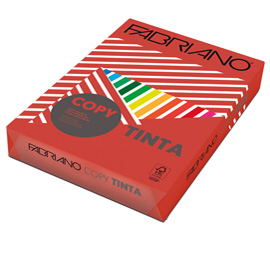 CARTA COPY TINTA A3 160gr 125fg col.forti ROSSO FABRIANO