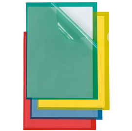 25 CARTELLINE A L 21X29,7 VERDE POLI 150 COLOR PPL B.A. SEI