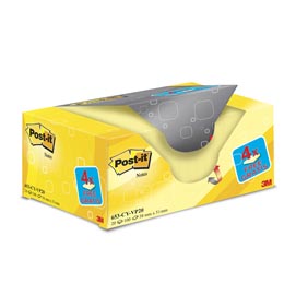 VALUE PACK 16+4 BLOCCO 100fg Post-it® Giallo Canary™ 38x51mm 72GR 653CY-VP20