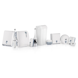 Dispenser carta igienica Midi Jumbo Ø23cm bianco Soft Touch