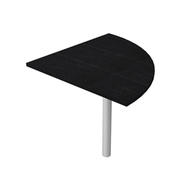 ANGOLARE 90° NERO VENATO + GAMBA SUPPORTO x SCRIVANIE EASY