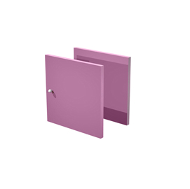 COPPIA ANTINE VIOLA per LIBRERIA RAINBOW