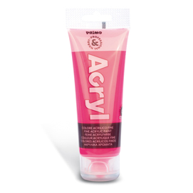 COLORE ACRILICO FINE tubo da 75ml FUCSIA FLUO