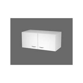 SOPRALZO A 2 ANTE 90x45,8cm - H40cm per ARMADI MODULARI BIANCO