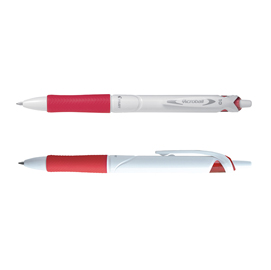 Penna a sfera scatto ACROBALL PURE WHITE Begreen 1,0mm rosso PILOT