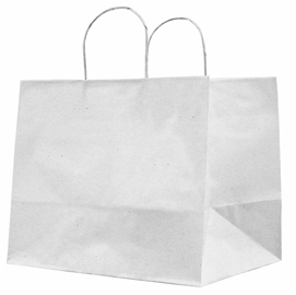 25 SHOPPERS CARTA KRAFT 32X20X33CM TWISTED LARGE AVORIO