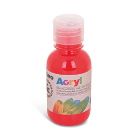 Colore acrilico fine Acryl 125ml rosso vermiglione PRIMO