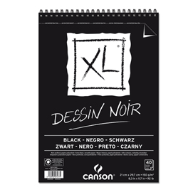 Album XL Dessin Noir f.to A4 150gr 40fg Canson
