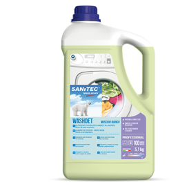 Detersivo liquido lavatrice Washdet Muschio Bianco 5Lt Sanitec