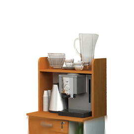 Sopralzo per Mobile Punto CaffE' 59,8x24xH50cm Bicolore - Angolo Ristoro