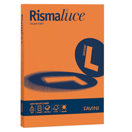 Carta RISMALUCE 90gr A4 300fg arancio 56 Favini