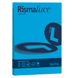 Carta RISMALUCE 90gr A4 300fg azzurro 55 Favini