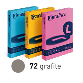 Carta RISMALUCE 200gr A4 125fg grafite 72 Favini