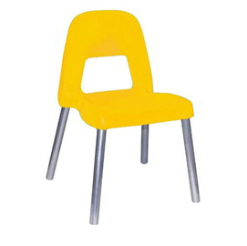 Sedia per bambini Piuma H35cm giallo CWR