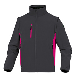 Giacca softshell MySen 2 Tg.L grigio/fucsia