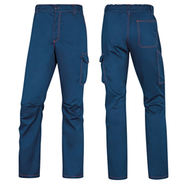 Pantalone da lavoro Panostrpa Tg. L blu/arancio