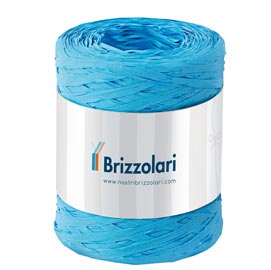 Rafia sintetica 6802 5mmx200mt colore azzurro 06 Brizzolari