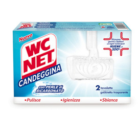 WC NET tavoletta solida Candeggina Extra White x 2