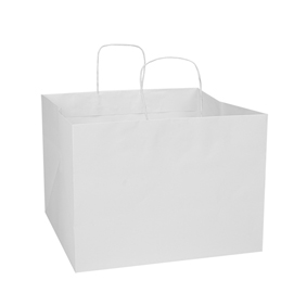 15 Shopper Surf Maxi 34x34x25cm carta kraft bianco