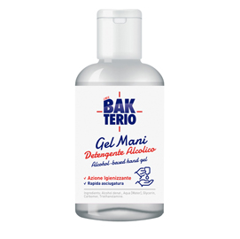 Gel detergente mani alcolico 77 60ml Bakterio