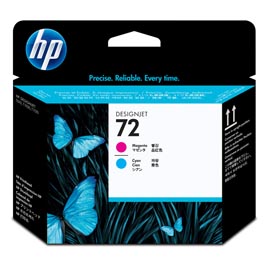 TESTINA DI STAMPA HP 72 MAGENTA/CIANO