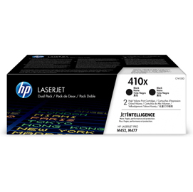 CONFEZIONE DA 2 CARTUCCE TONER NERO ALTA CAPACITA' HP410X