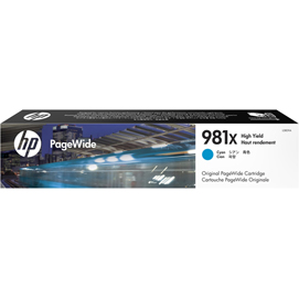 HP 981X INK CARTRIDGE PAGEWIDE CIANO 10.000PAG