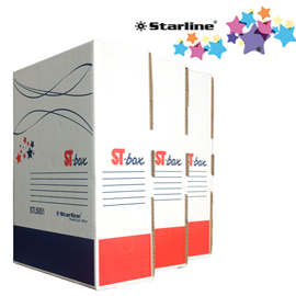 Scatola archivio ST-BOX A4 25x35x10cm STARLINE