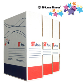 Scatola archivio ST-BOX A4 LEGAL 250x350mm Dorso 8,5cm STARLINE