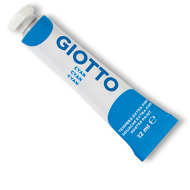 TEMPERA GIOTTO TUBO 4 (12ML) CYANO 15