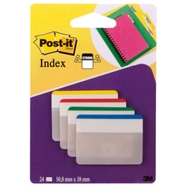 BLISTER 24 Post-it® INDEX STRONG 686F-1 50,8X38MM X ARCHIVIO