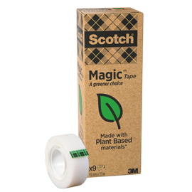 Value Pack 9 nastro adesivo Scotch® Magic™ 900 green 19mmx33mt