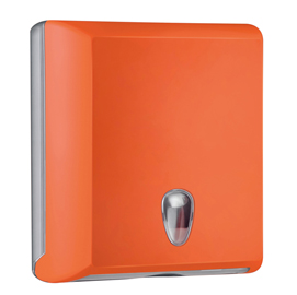 Dispenser asciugamani piegati C/Z orange Soft Touch