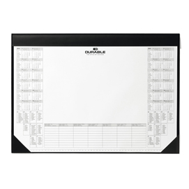 SOTTOMANO CON 25FG C/CALENDARIO BIANNUALE 59x42cm DURABLE