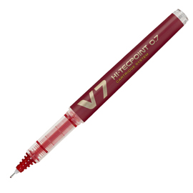 ROLLER HI-TECPOINT V7 RICARICABILE ROSSO BEGREEN PILOT