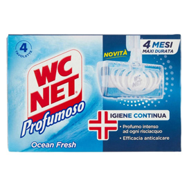 WC NET TAVOLETTA PROFUMOSO OCEAN FRESH (4X34GR)