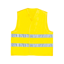 GILET ALTA VISIBILITA' GIALLO FLUO Tg. L