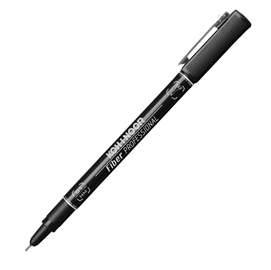 FINELINER PROFESSIONAL FIBER NERO 0,1MM