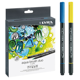 ASTUCCIO 36 PENNARELLI AQUA BRUSH DUO LYRA